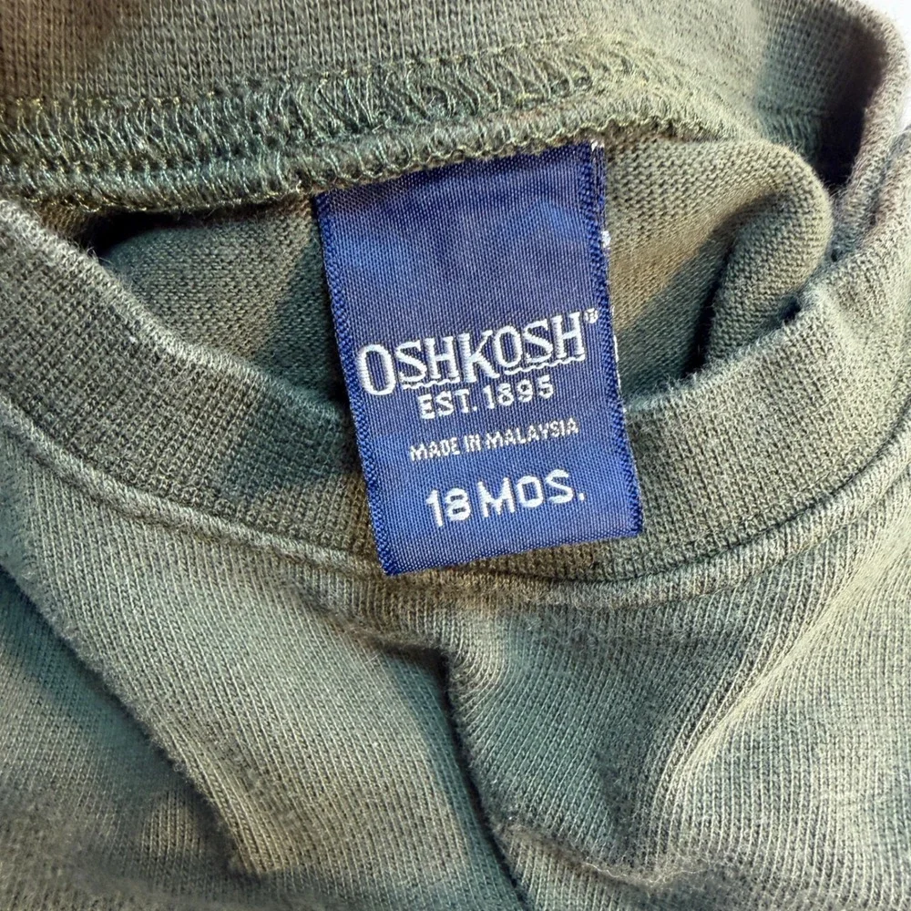 OshKosh B'gosh Baby Boys Football Striped Romper 18 Months One Piece Lot Vintage